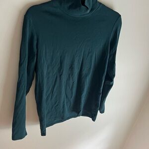Uniqlo Dark Green Long Sleeve Turtleneck